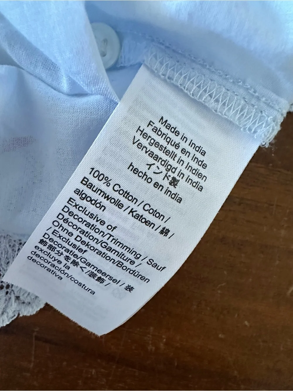 J. Crew Light Blue Pintuck Blouse with Lace Hem size L NWT CK051